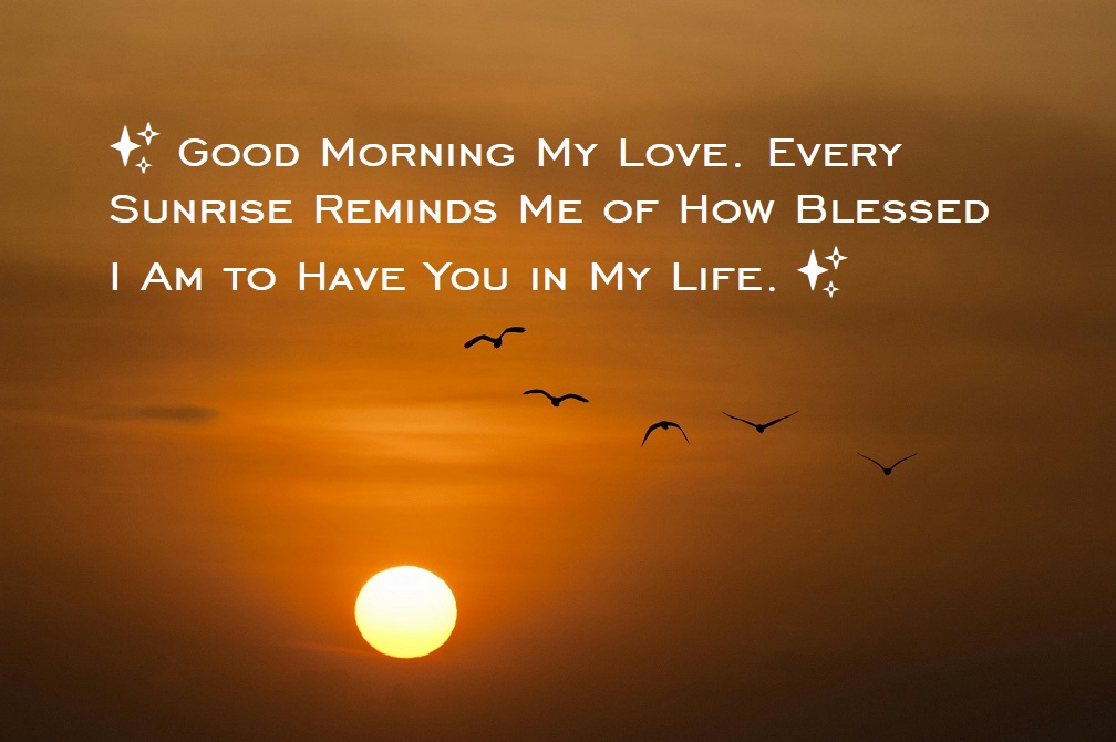 every sunrise reminds me