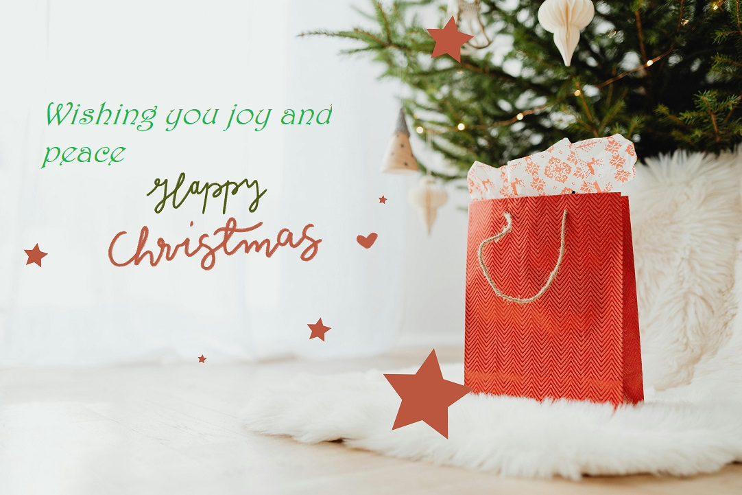 Happy Christmas Greeting peace